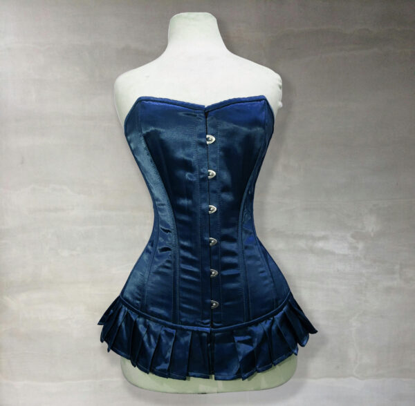 Corset-satin-navy-820 Duivamus Arcu